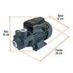 Bomba periférica 1/2 hp Truper