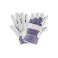 Guantes de carnaza con loneta unitalla Petrul