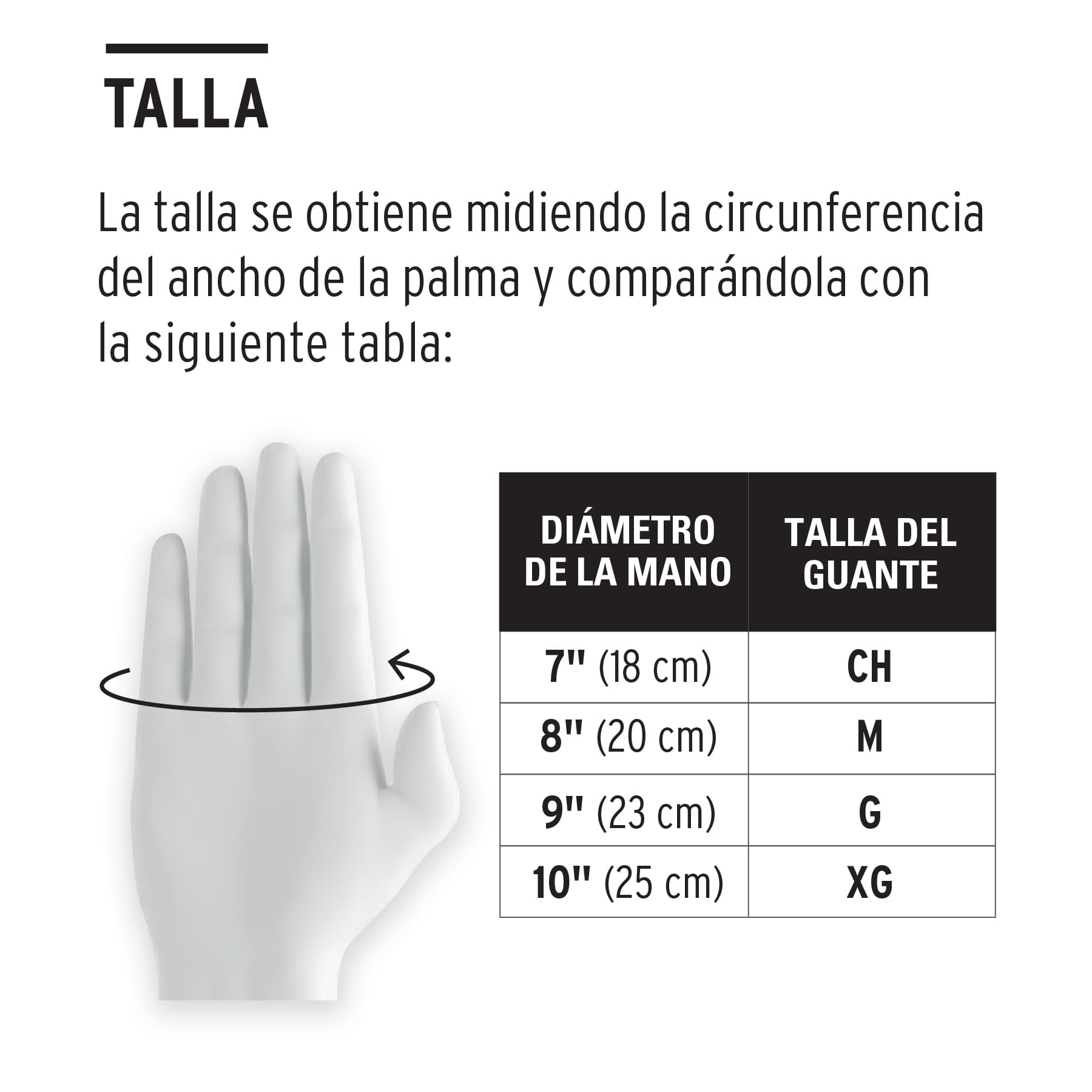 Guantes de latex talla G puño largo Truper
