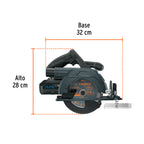 Sierra circular 6-1/2 20V Truper Max