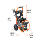 Hidrolavadora con motor a gasolina 2,800 PSI Truper