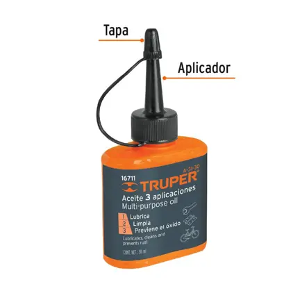 Aceite multiusos 30ml (1oz) Truper